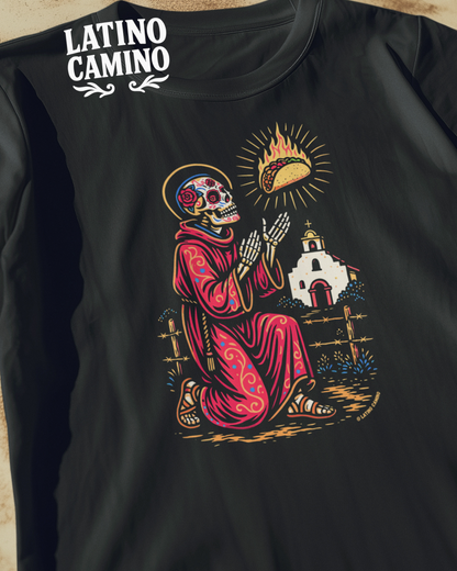 San Pascual Skeleton (Color) and Taco Tshirt