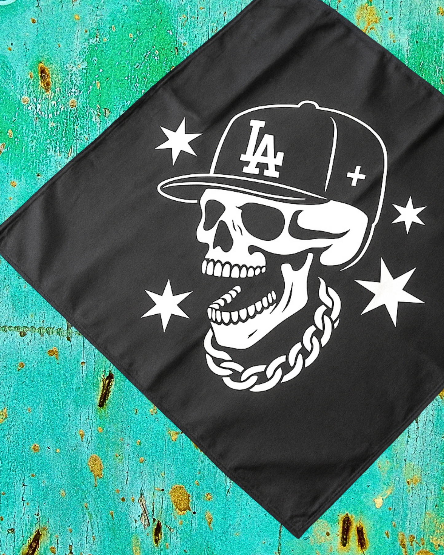 LA City Skull Large Bandana