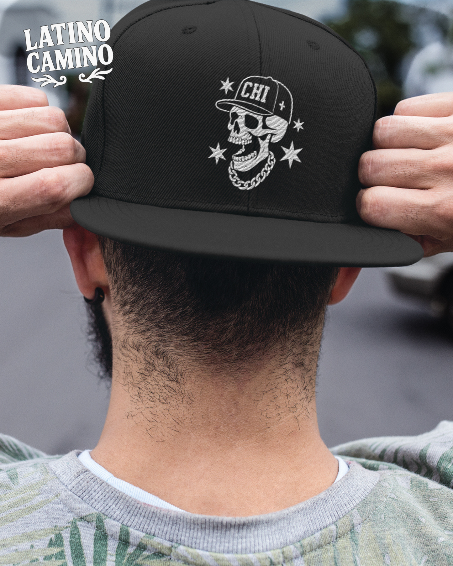 Chicago City Skull Hat