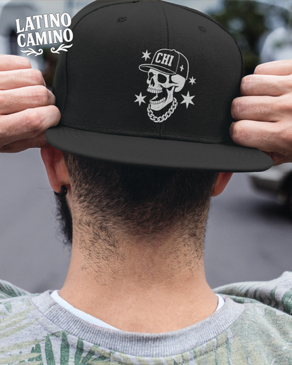 Chicago City Skull Hat