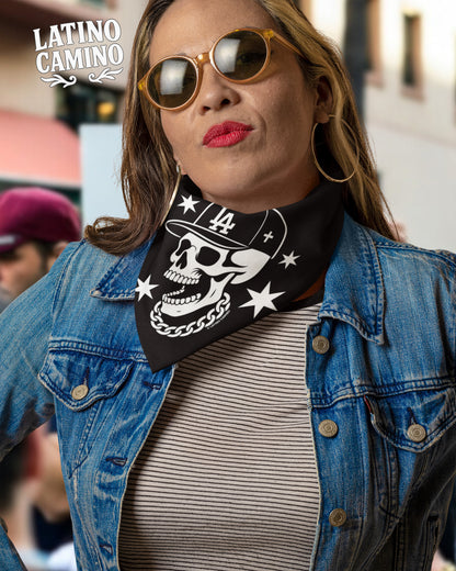 LA City Skull Large Bandana