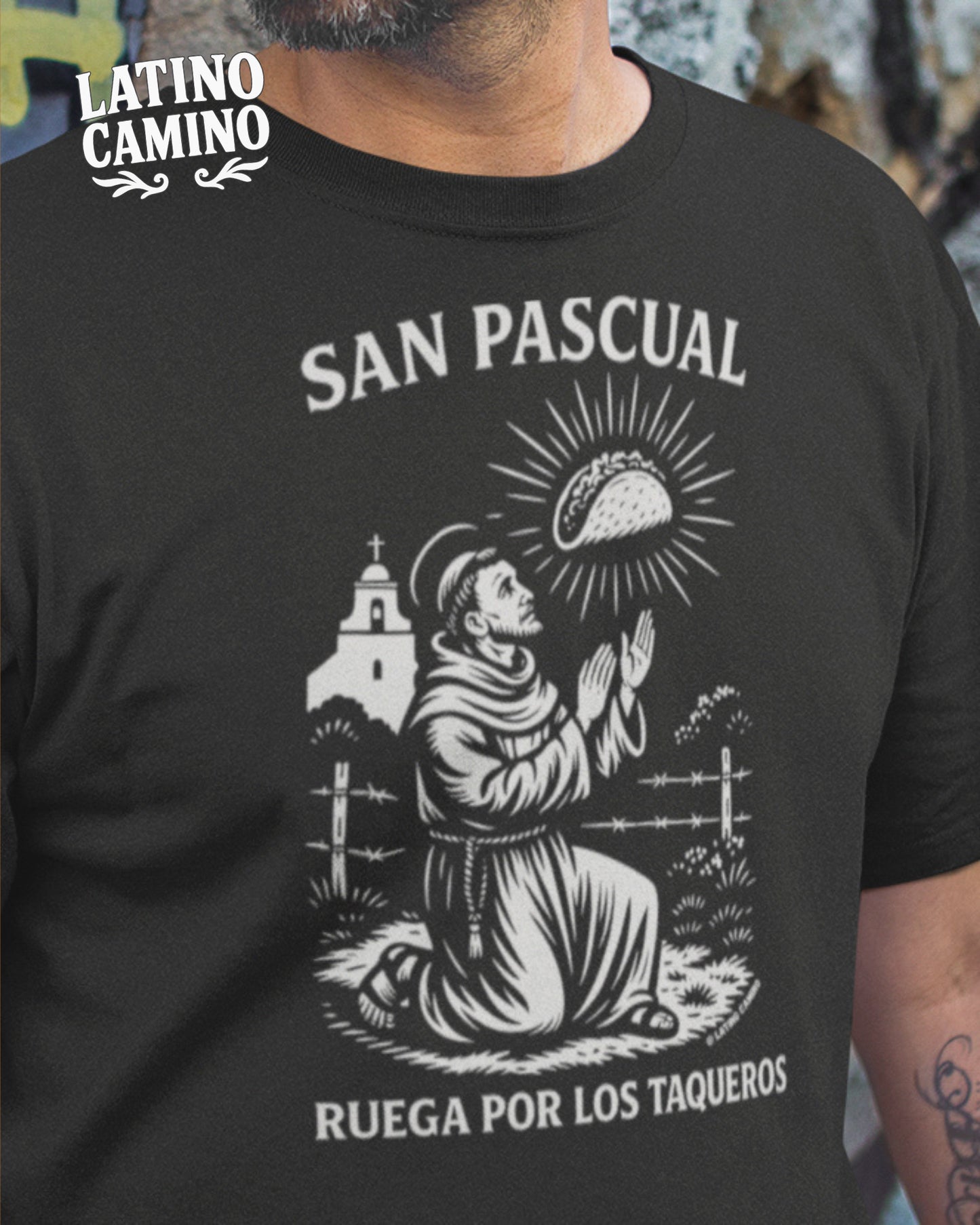 San Pascual - Pray for the Taco Guys Tshirt