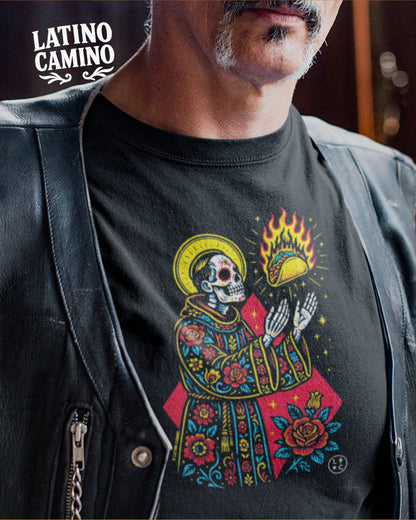 San Pascual Standing (Color) and Taco Tshirt