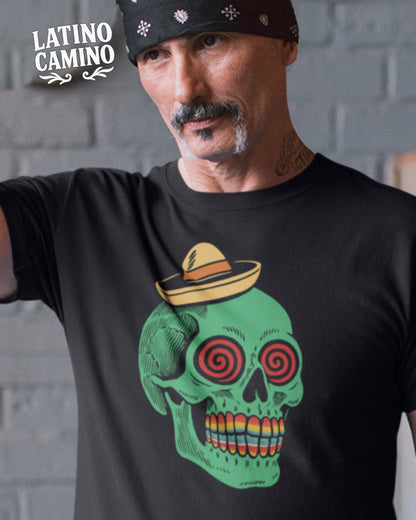 Crazy Eyes Skull Tshirt