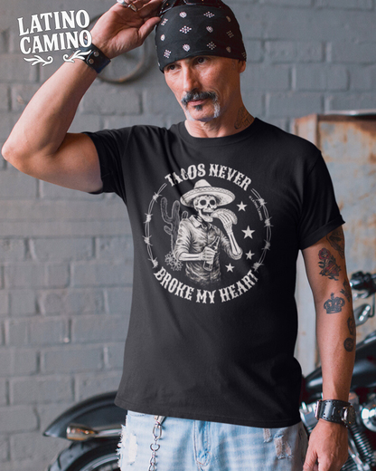 Vintage Tacos Never Broke My  Heart - FRONT print