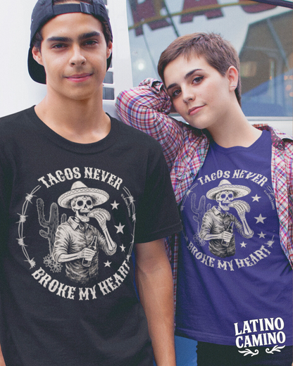 Vintage Tacos Never Broke My  Heart - FRONT print