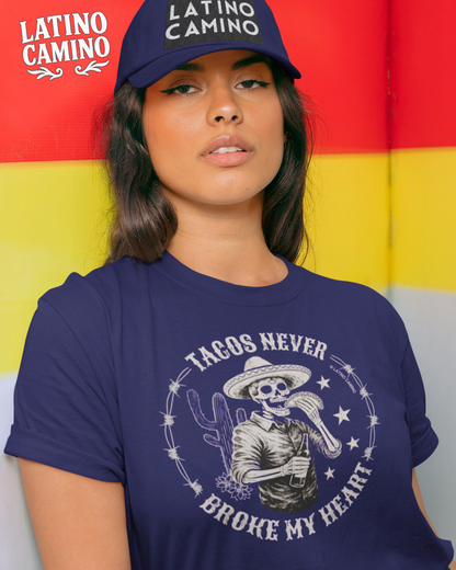 Vintage Tacos Never Broke My  Heart - FRONT print