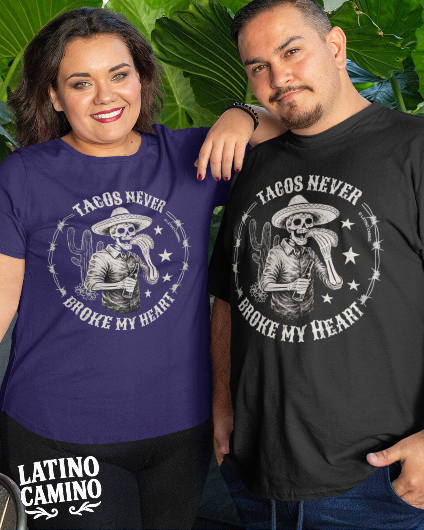 Vintage Tacos Never Broke My  Heart - FRONT print