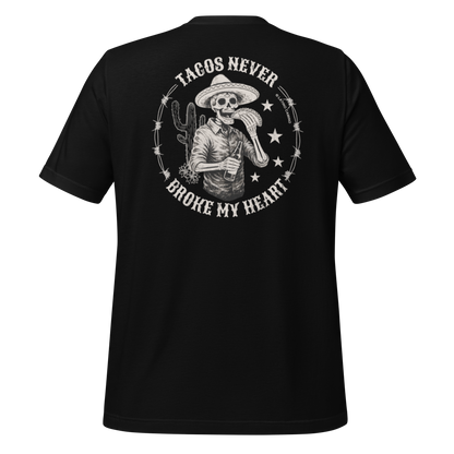 Vintage Tacos Never Broke My Heart - BACK print